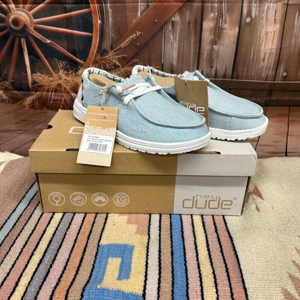 Women's Hey Dude Wendy Boho Light Denim Shoe